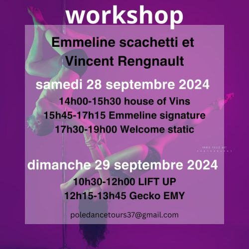 Workshop Emmeline Scachetti et Vincent Regnault