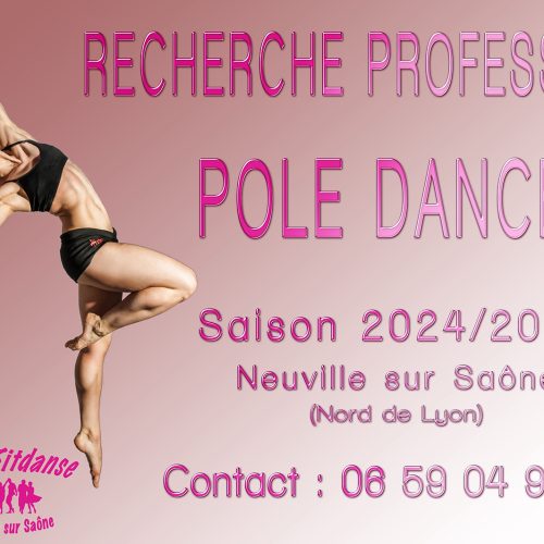 Recherche Prof de Pole Dance